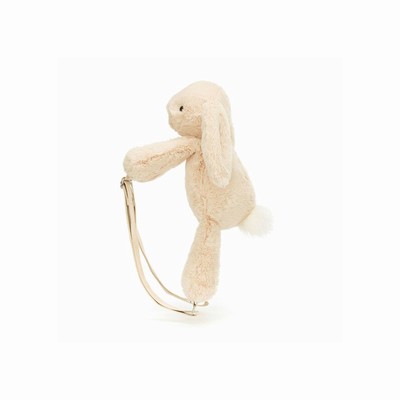 Jellycat Smudge Rabbit Backpack Bag New Zealand | NTCIP9672